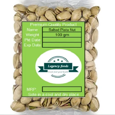 Picture of Salted Pista Badam Baja Pesta Nuts - 100gm