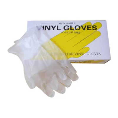 Picture of Vinyl Hand Gloves One Time Gloves Powder Free - Best Quality 100 Pcs