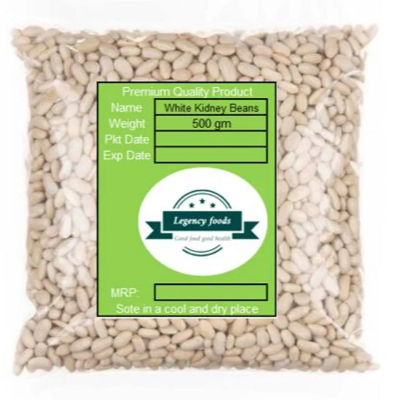 Picture of White Kidney Beans - Rajma 500 gm