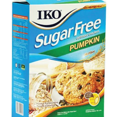 Picture of Iko Sugar Free Biscuite Oatmeal Crackers Pumpkin - 178gm Imported from Malaysia