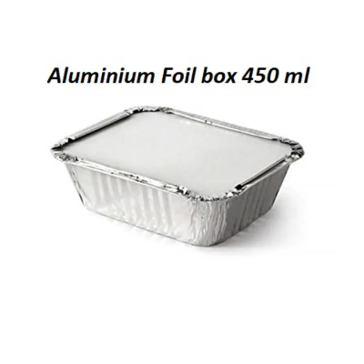 Picture of Aluminium Foil Container box 450 ml 50 pcs