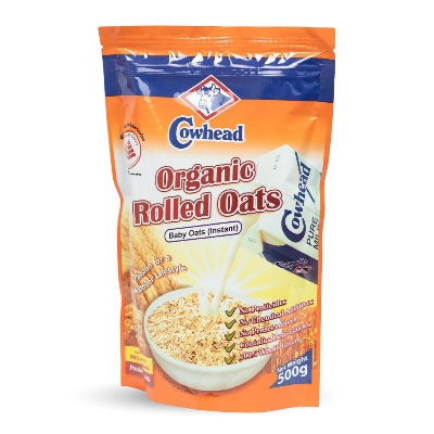 Picture of Cowhead Baby Oats Instant Organic Rolled Oats-500 G