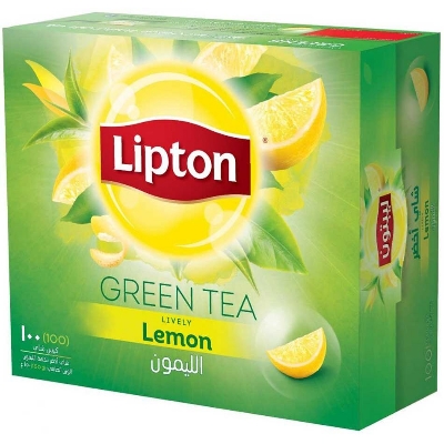 Picture of Lipton Green Tea Lemon - 100 Tea Bags