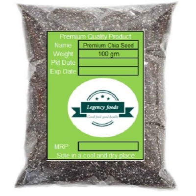 Picture of Super Quality High Fiber and Protein Content Chia Seeds 100 gm
