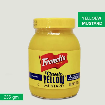 Picture of Frenchs Classic Yellow Mustard Sauce Jar 255Gm