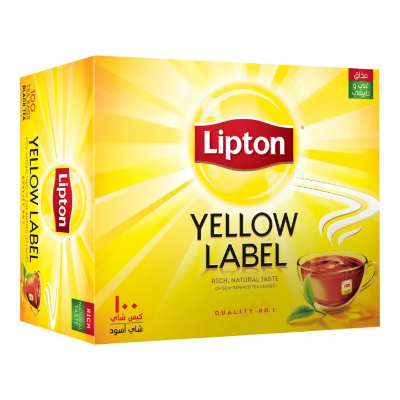Picture of Lipton Yellow Label Tea - 100 Tea Bags