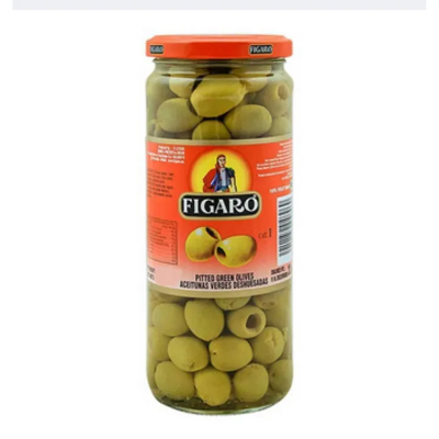 Picture of Figaro Green Olives Pitted 340g