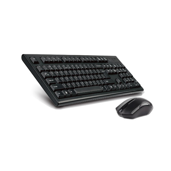 Buy A4Tech 3000N V-Track 2.4G Wireless Bangla Keyboard With Wireless Padless Optical Mouse  at Best Price In Bangladesh