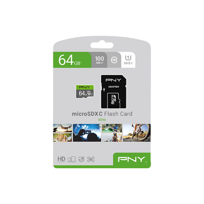 Buy PNY Elite Class 10 U1 64GB microSD Memory Card  at Best Price In Bangladesh