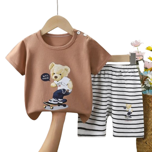 Buy Boys T Shirt & Half Pant Set BM-80 Online Best Price In Bangladesh