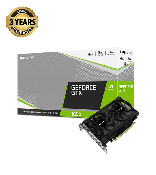 Picture of PNY GeForce GTX 1650 4GB GDDR6 Dual Fan Graphics Card