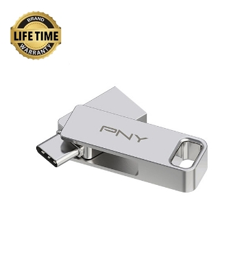Picture of PNY Duo Link 64GB USB 3.2 Type-C Dual Pen Drive