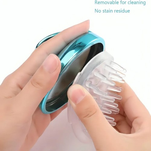 Picture of Silicone Shampoo Scalp Hair Massager Shampoo Massage Comb Bath Massage Brush Scalp Massager Hair Shower Brush Comb Care Tool