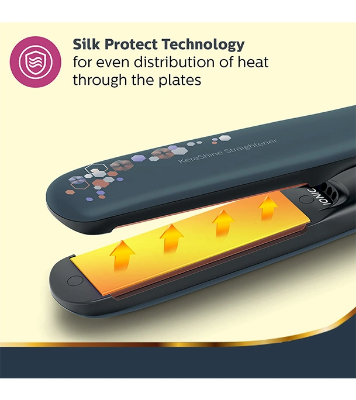 Philips BHS397/40 Kerashine Titanium Straightener with Silk Protect Technology at Best Price in Bangladesh