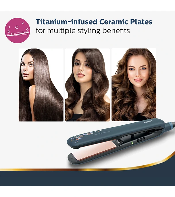 Philips BHS397/40 Kerashine Titanium Straightener with Silk Protect Technology at Best Price in Bangladesh