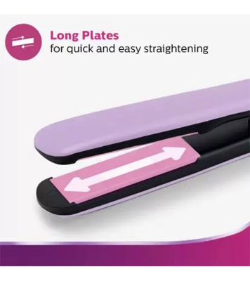 Philips BHS393/40 Straightener with Silk Protect Technology Suitable For All Hair Types Lavender at Best Price in Bangladesh
