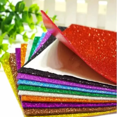 Picture of Glitter Foam Sheets 10pcs ( Half A4 size )→Multicolor Set