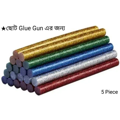 Picture of Glitter Hot Glue Sticks Multicolor for 20w Glue Gun - 5 Piece