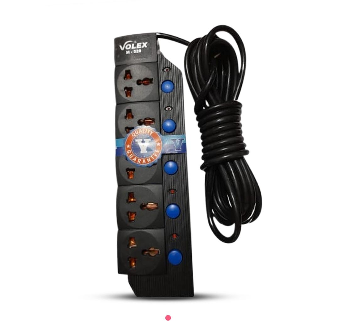 Buy Heavy Duty Multiplug 5 pints with 5 Mtr Cable M-520 Online in Bangladesh at Best Prices 