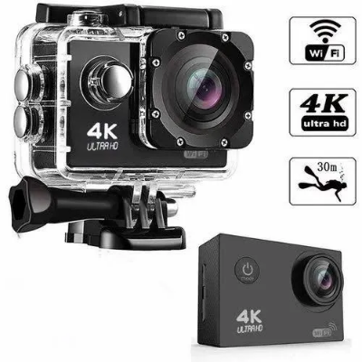 Buy AUSEK AT-S9R Action Camera Ultra HD 4K COMBO PACK 60FPS Waterproof Camera Anti-shake WIFI Remote Control Sports Camera   at best price In Bangladesh