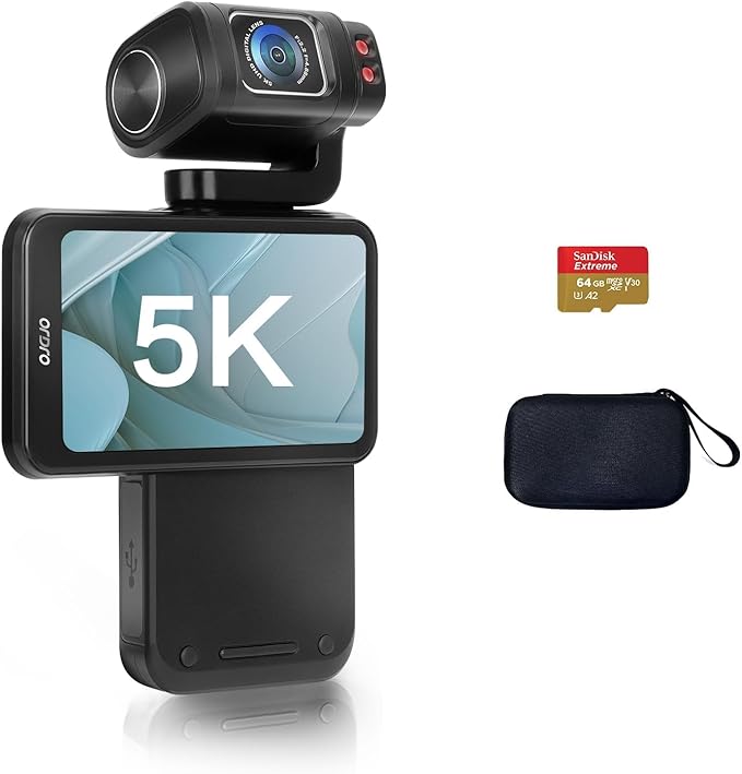 Buy ORDRO M3 Portable Video Camera, 5K/30fps Vlogging Camera Camcorder with 3.5-inch Rotatable Touchscreen for YouTube TikTok Video Vlog   at best price In Bangladesh