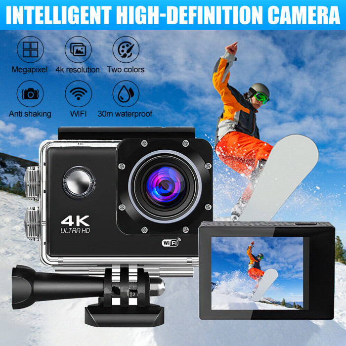 Buy 4K Sports Ultra HD 30M Waterproof Action Camera   at best price In Bangladesh