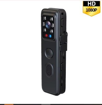 Picture of MC81 1080P HD Mini Camera with Back Clip Night Vision Body Cam Portable Sport Camera Camcorder with Bracket for Meeting Home