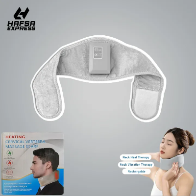 Buy Smart USB Rechargeable Heating & Vibration Massage Scarf for Neck Pain Remove  at Best Price In Bangladesh