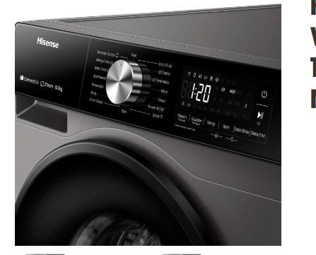 Buy Hisense 10.5KG Inverter Front Loading Washing Machine (WF3S1043BT)y Online at Best Price in Bangladesh