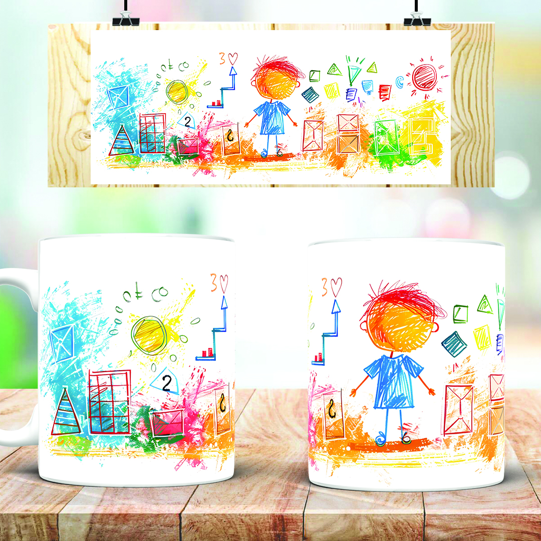 Kids Thinking Mug, Gift For Kids, Kids Gift, Kids Birthday Gift