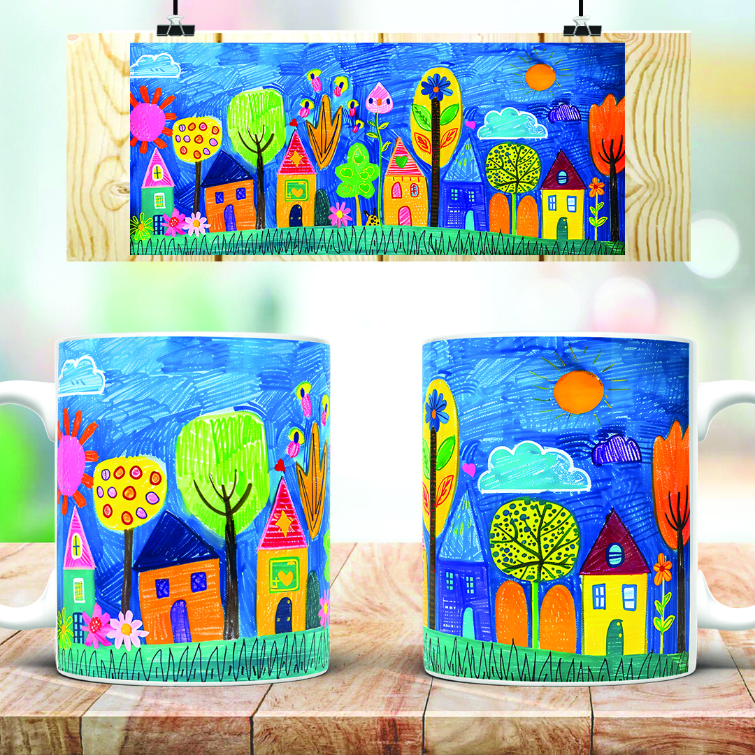 Coloring Kids Home Mug, Gift For Kids, Kids Gift, Kids Birthday Gift