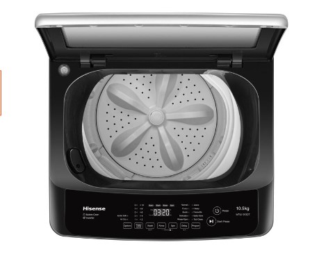 Buy Hisense 10.5KG Inverter Top Loading Washing Machine (WT5J1013DT) (Best Price) Online at Best Price in Bangladesh
