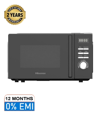 Picture of Hisense 20 Liter Solo Microwave Oven with LED Display & Grey Cavity (H20MOBS5H)