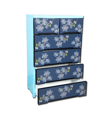 Buy Supreme Wardrobe Double 5D Dhalia Aqua Online at Best Price