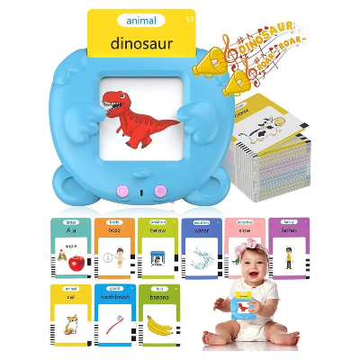Picture of Talking Flash Cards (English), Learning Sensory Toys, 224 Sight Words Speech Therapy Kids Toys Beginner, Birthday Gift for Little Boys and Girls (Best Price Challenge)