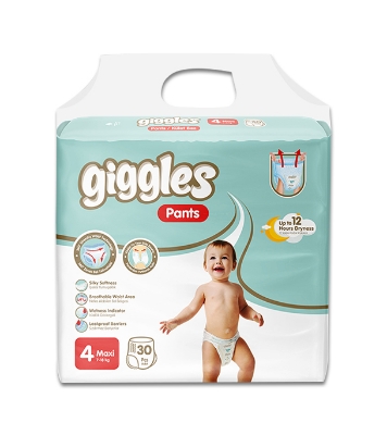 Picture of Giggles Baby Pants 7-18 Kg Maxi 30 Pcs