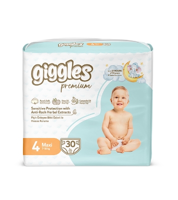 Picture of Giggles Premium Twin Pack 7-18 Kg Maxi 30 Pcs