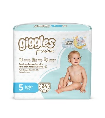 Picture of Giggles Premium Twin Pack 11-25 Kg Junior 25 Pcs