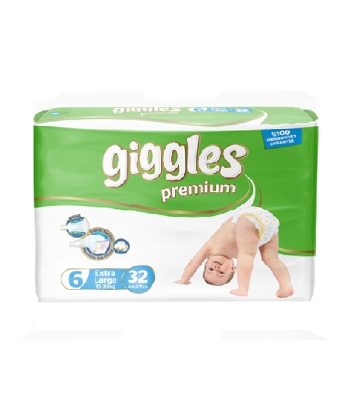 Picture of Giggles Premium  Pack  15-30 Kg Extra Large 32 Pcs
