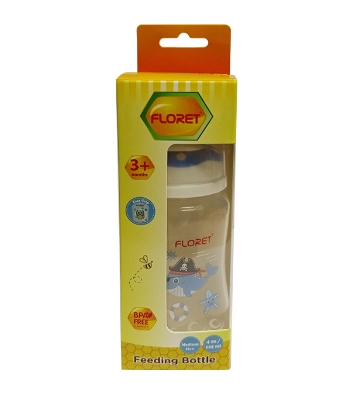 Picture of FLORET PP Feeding Bottle  Medium Flow 4 oz 125ml