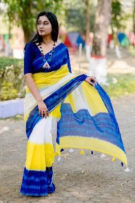 Picture of Chadni Silk Digital Printed Tassel Saree Soft And Comfortable 12 Hath Saree For Women Design