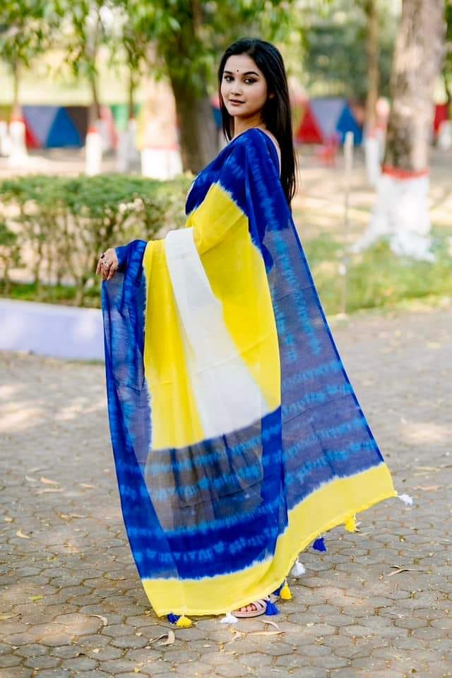 Picture of Chadni Silk Digital Printed Tassel Saree Soft And Comfortable 12 Hath Saree For Women Design