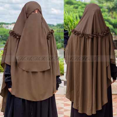 Picture of Hijab Big Size Hijab Fashion Women Dubai Cherry Headscarf Ready To Wear Instant Hijab Scarf Muslim Shawl Islamic Hijabs Arab Wrap Head Scarves Design-2