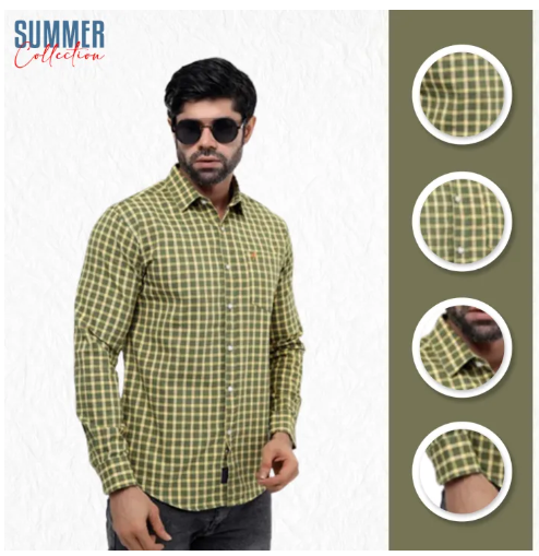 Buy Premium Quality Navy Sky Pink Color Full Sleeve Cotton Casual Check Shirt For Men Collection By Fine Tex Clothing  at Best Price in Bangladesh