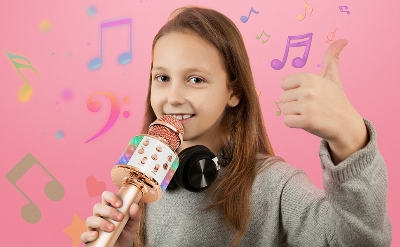 Picture of Wireless Bluetooth Microphone Speaker Karaoke 