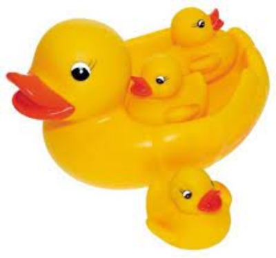 Picture of Pack Of 4 Chu Chu Ducks 1 Big and 3 Small