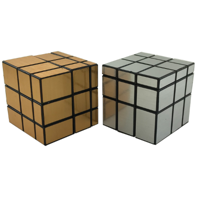 Picture of New Kids Children Mirror Surface Cube Silver, Golden Magic Cube 3x3 Puzzle magnetic magic cube 3x3x3 Puzzle Cube Toy Kid Gifts
