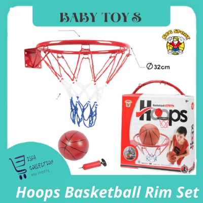 Picture of Hoops Basketball Rim Set for kids - Multi-color Good quality product