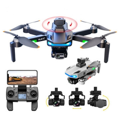 Picture of new f187 drone 4K dual camera wifi fpv obstacle avoidance optical mini quadcopter rc helicopter