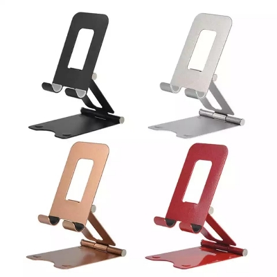 Picture of Metal Cell Phone Stand Non-slip Anti-electric Shock Tablet Holder Smartphone Fixed Mount